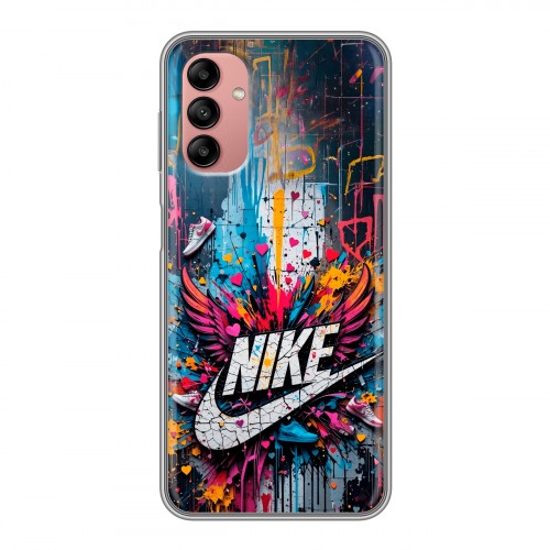 Дизайнерский силиконовый чехол для Samsung Galaxy A04s Nike Найк