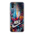 Дизайнерский силиконовый чехол для Samsung Galaxy A04 Nike Найк
