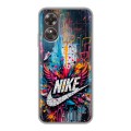 Дизайнерский пластиковый чехол для OPPO A17 Nike Найк