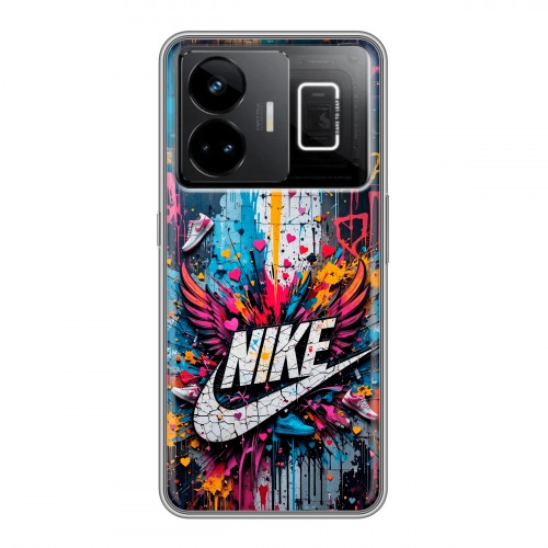 Дизайнерский силиконовый чехол для Realme GT3 Nike Найк