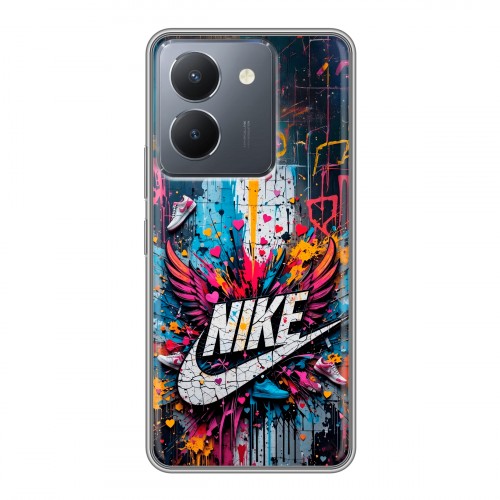Дизайнерский силиконовый чехол для Vivo Y36 Nike Найк
