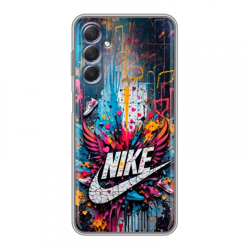 Дизайнерский силиконовый чехол для Samsung Galaxy M54 Nike Найк
