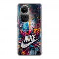 Дизайнерский силиконовый чехол для OPPO Reno10 Nike Найк