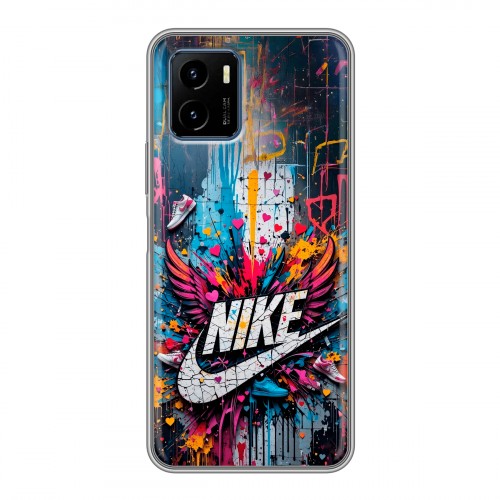 Дизайнерский силиконовый чехол для Vivo Y15s Nike Найк