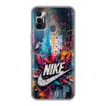 Дизайнерский силиконовый чехол для Tecno Spark 7 Nike Найк