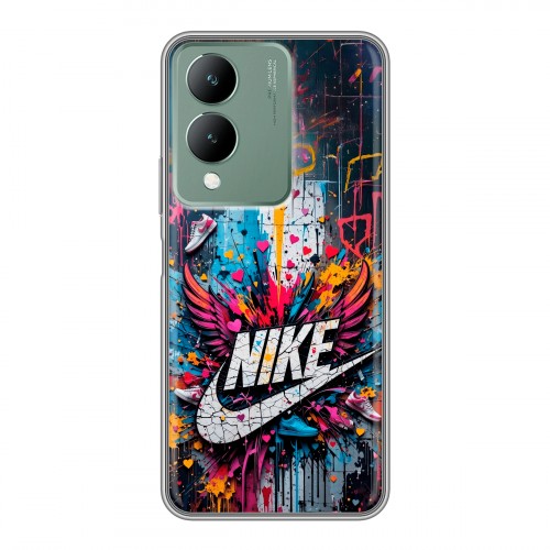 Дизайнерский силиконовый чехол для Vivo Y17s Nike Найк