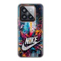 Дизайнерский силиконовый чехол для Xiaomi 14 Pro Nike Найк