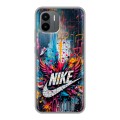 Дизайнерский силиконовый чехол для Xiaomi Redmi A2 Nike Найк