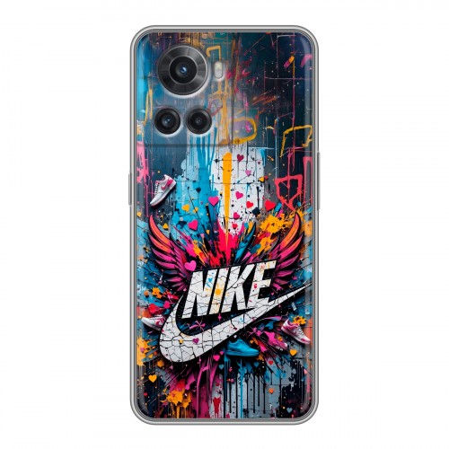 Дизайнерский силиконовый чехол для OnePlus Ace Nike Найк