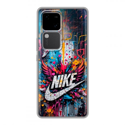 Дизайнерский пластиковый чехол для Vivo V30 5G Nike Найк