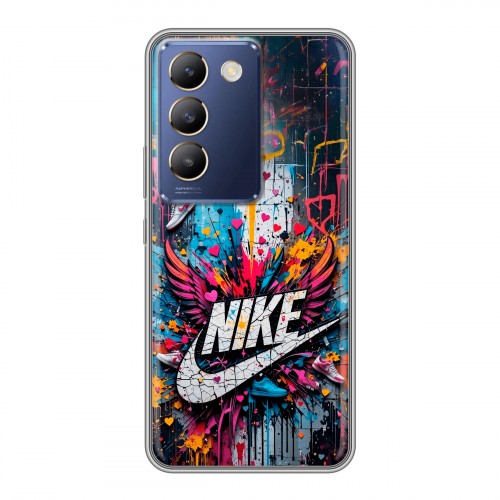 Дизайнерский пластиковый чехол для Vivo V30 Lite Nike Найк