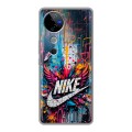 Дизайнерский силиконовый чехол для Vivo V40 5G Nike Найк