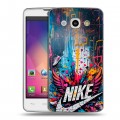 Дизайнерский пластиковый чехол для LG L60 Nike Найк
