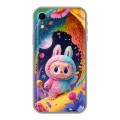Дизайнерский пластиковый чехол для Iphone Xr Labubu Лабубу
