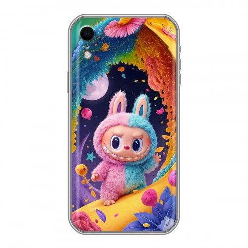 Дизайнерский силиконовый чехол для Iphone Xr Labubu Лабубу