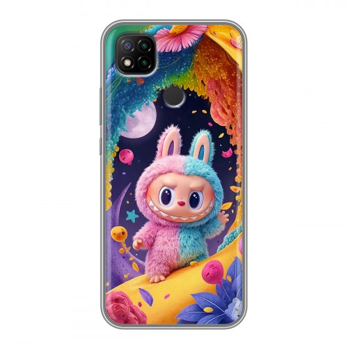 Дизайнерский силиконовый чехол для Xiaomi RedMi 9C Labubu Лабубу