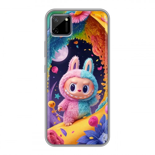 Дизайнерский силиконовый чехол для Realme C11 Labubu Лабубу