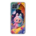 Дизайнерский силиконовый чехол для OPPO Reno4 Lite Labubu Лабубу