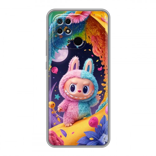 Дизайнерский силиконовый чехол для Xiaomi Redmi 10C Labubu Лабубу