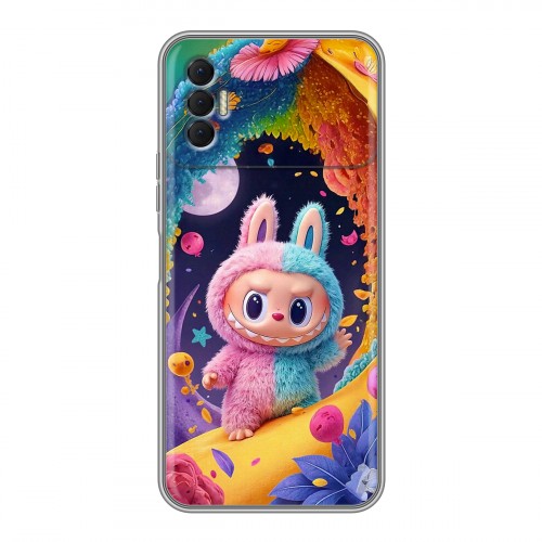 Дизайнерский силиконовый чехол для Tecno Spark 8P Labubu Лабубу
