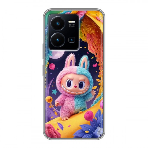 Дизайнерский силиконовый чехол для Vivo Y35 Labubu Лабубу