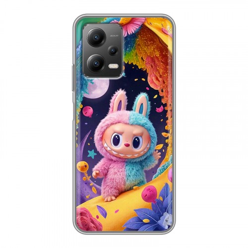 Дизайнерский силиконовый чехол для Xiaomi Poco X5 Labubu Лабубу