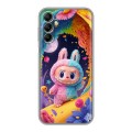 Дизайнерский силиконовый чехол для Samsung Galaxy A14 Labubu Лабубу