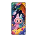 Дизайнерский силиконовый чехол для Xiaomi RedMi 12C Labubu Лабубу
