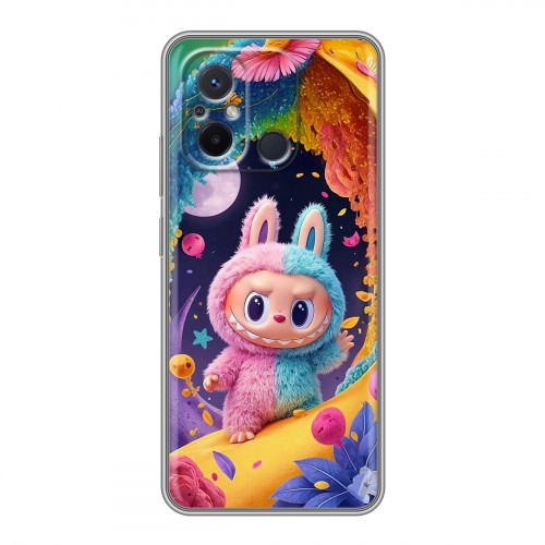Дизайнерский силиконовый чехол для Xiaomi RedMi 12C Labubu Лабубу