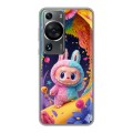 Дизайнерский силиконовый чехол для Huawei P60 Labubu Лабубу