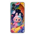 Дизайнерский силиконовый чехол для OPPO A38 4G Labubu Лабубу