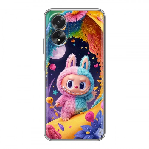 Дизайнерский силиконовый чехол для OPPO A38 4G Labubu Лабубу