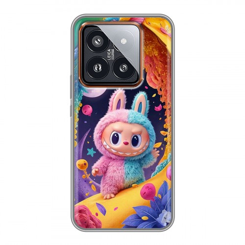Дизайнерский силиконовый чехол для Xiaomi 14 Pro Labubu Лабубу