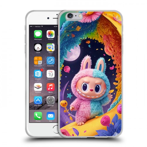 Дизайнерский силиконовый чехол для Iphone 6 Plus/6s Plus Labubu Лабубу