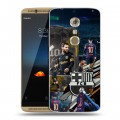 Дизайнерский пластиковый чехол для ZTE Axon 7 Messi Barcelona