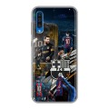 Дизайнерский силиконовый чехол для Samsung Galaxy A50 Messi Barcelona