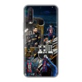 Дизайнерский силиконовый с усиленными углами чехол для Vivo Y17 Messi Barcelona