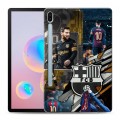 Дизайнерский силиконовый чехол для Samsung Galaxy Tab S6 Messi Barcelona