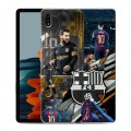 Дизайнерский силиконовый чехол для Samsung Galaxy Tab S7 Messi Barcelona