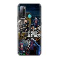 Дизайнерский силиконовый с усиленными углами чехол для Tecno Pouvoir 4 Messi Barcelona