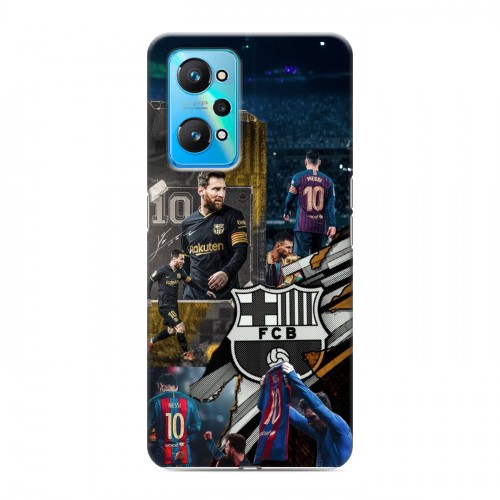 Дизайнерский силиконовый чехол для Realme GT Neo 2 Messi Barcelona