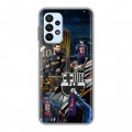 Дизайнерский силиконовый с усиленными углами чехол для Samsung Galaxy A23 Messi Barcelona