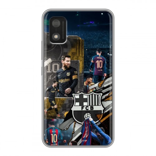 Дизайнерский силиконовый чехол для Itel A17 Messi Barcelona
