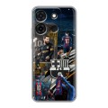 Дизайнерский силиконовый чехол для Infinix Smart 7 Messi Barcelona
