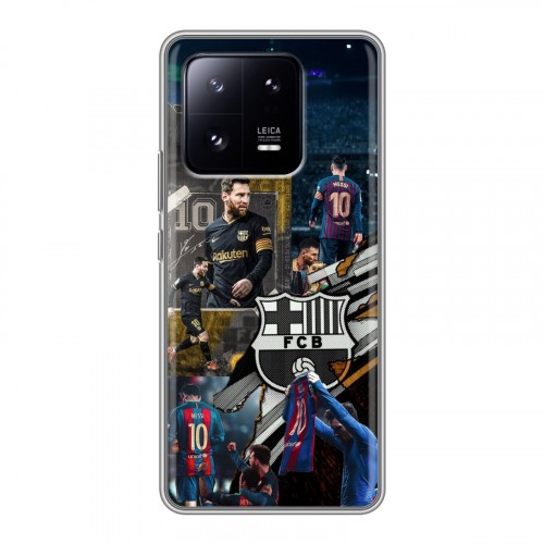 Дизайнерский силиконовый чехол для Xiaomi 13 Pro Messi Barcelona