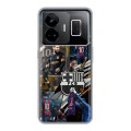 Дизайнерский силиконовый чехол для Realme GT3 Messi Barcelona
