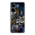 Дизайнерский пластиковый чехол для Tecno Camon 20 Messi Barcelona