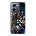 Дизайнерский силиконовый чехол для Vivo Y36 Messi Barcelona