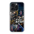 Дизайнерский силиконовый чехол для Iphone 15 Pro Messi Barcelona