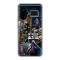 Дизайнерский силиконовый чехол для Realme GT5 Messi Barcelona